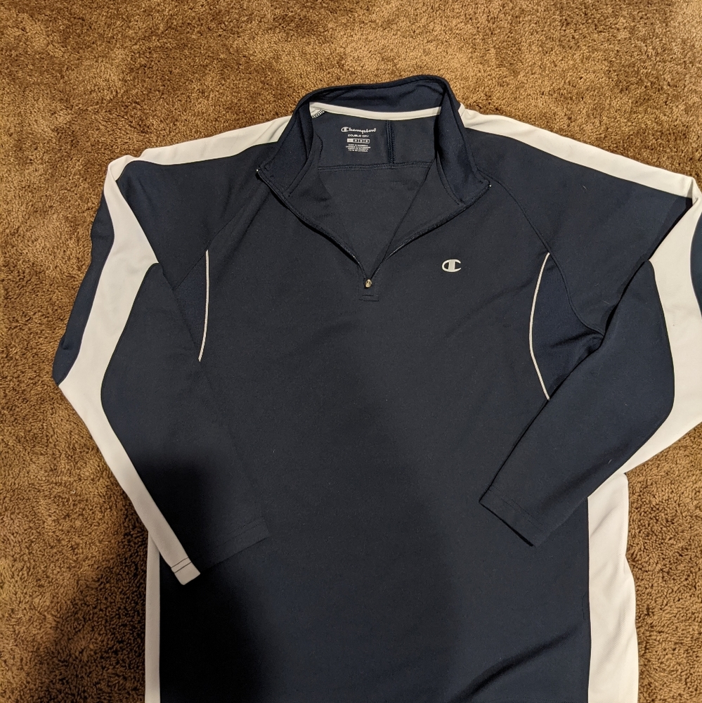 Champion Men's Quarter-zip Double Dry Pullover